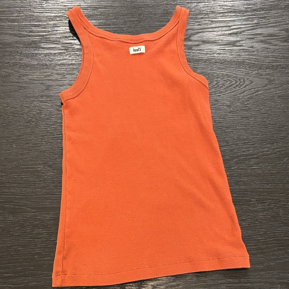 Levi's Kids Vibrant Orange Tank Top
